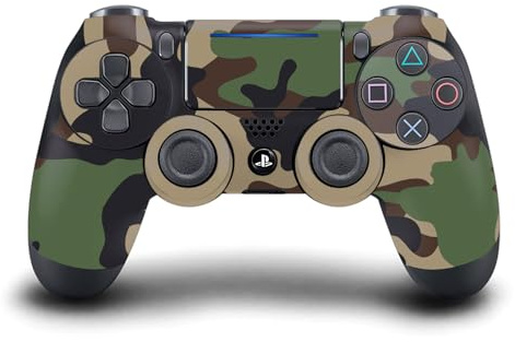 Head Case Designs Brown And Green Camo Camouflage Vinyl Sticker Gaming Skin Decal Cover Compatible With Sony PlayStation 4 PS4 DualShock 4 Controller