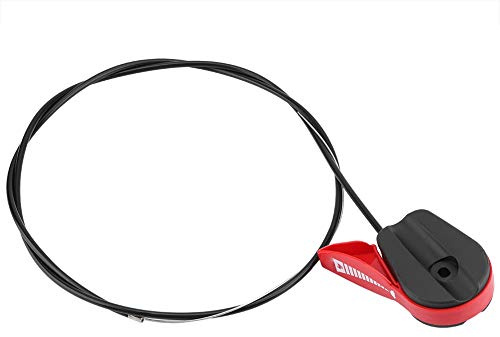Jerliflyer Cable pour Tondeuse, Interrupteur D'accélérateur, Poignée Levier, Câble d'Accélérateur Universel pour Tondeuse Gazon, Kit de Poignée, Compatible avec la Plupart des Tondeuses Jardin, 65