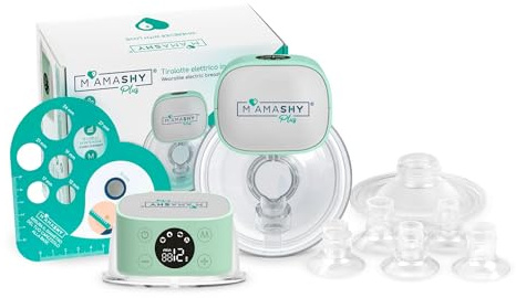 MAMASHY Plus – Tiralatte Elettrico Indossabile per Allattamento Senza mani
