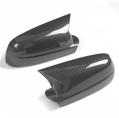 Tür Spiegelkappen Für VW Für Golf 4 MK4 Für Passat B5 Für Jetta 1998-2005 Rück Seite Spiegel Abdeckung Aufkleber Flügel Kappe Außentür Fall Trim Rückspiegelgehäuse(Carbon Fiber Look)