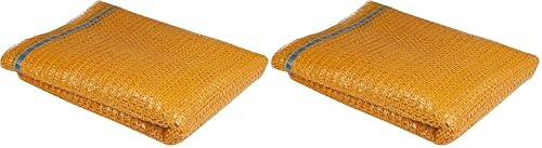 Windhager 06395 - Bolsas de red para leña (10 unidades, 50 x 0,2 x 80 cm), color naranja (Paquete de 2)