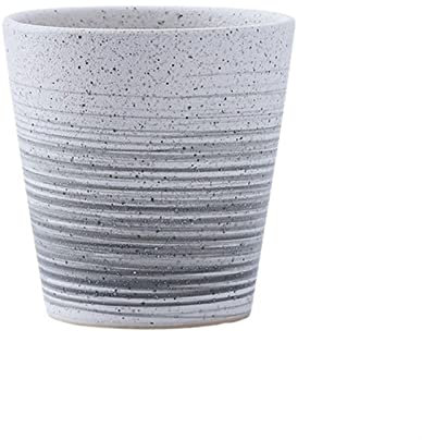 Macetas de barro para plantas Maceta for orquídeas, maceta creativa de cerámica rugosa for plantas, suelo, balcón, escritorio, maceta decorativa for flores con orificio de drenaje Macetas para plantas