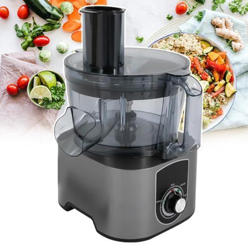 Tritatutto per Verdure, affettatrice elettrica a Spirale per Frutta - Design a Struttura Divisa, tagliaverdure per Uso Domestico, affettatrice per Insalata e Patate,