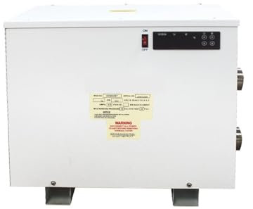 KAKAK Pompa di Calore elettrica ad Alta efficienza for Piscina con Display Touch, scaldabagno da 5,5-24 kW for Piscine, vasche da Bagno e Spa con Elevata efficienza di Riscaldamento(11KW)