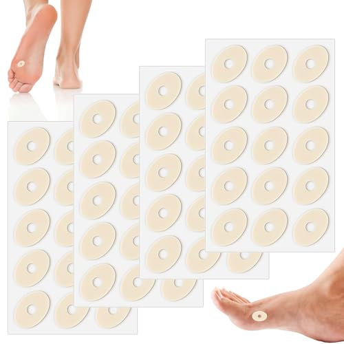 60 Pezzi Cerotti Calli, Cuscinetti di Mais Autoadesivi Adesivo, Cuscinetti Per Calli Per Dita Dei Piedi Antiattrito Riduzione del Dolore ai Piedi e al Tallone