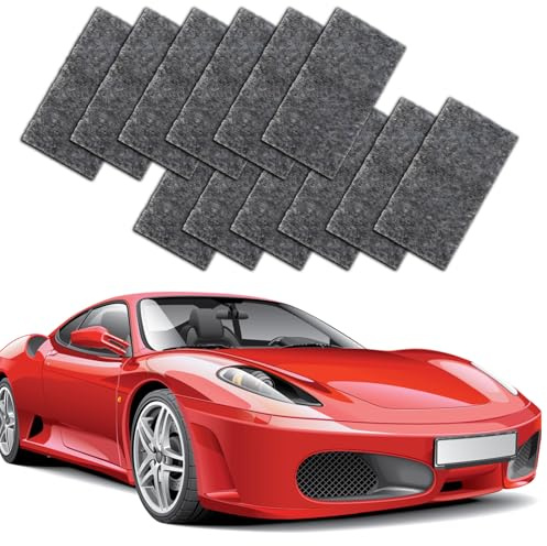 LandReCol 12 Stück Nano Sparkle Tuch Auto Kratzer Entferner – Nano Magic Tuch für Auto Lackreparatur & Hochglanz Pflege – Mikrofaser Poliertuch zur Entfernung von Kratzern, Flecken, Oxidation