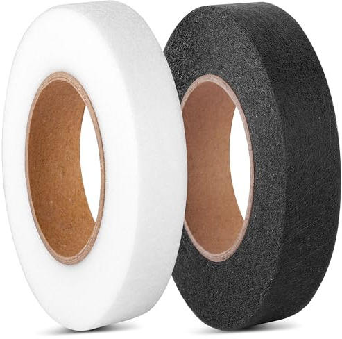 CZ Store Klebeband zum Aufbügeln |W/Z |128 M|2-Pack|✮✮LEBENSLANGE GARANTIE✮✮- Selbstklebendes Saumband zum Reparieren von Stoff, Vorhang, Gardinen, Hosen, Kleidung, Jeans - Kein Nähen erforderlich