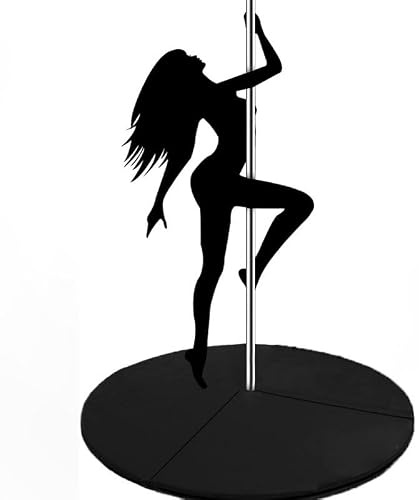 ZHCPDM Pole Dance Matta 3/5/10cm Tjock, Stötdämpande Skyddsmatta, PU-överdrag med Pärlbomull, Halkfri, Golvskydd & Bullerreducering för Hemmastudio – Lätt att Rengöra (Size:150 * 10cm)