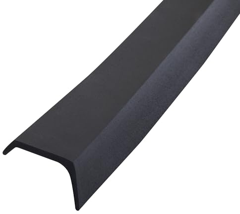 M-D Building Products 3749 Garage Door Bottom Rubber, 16 Feet, Black