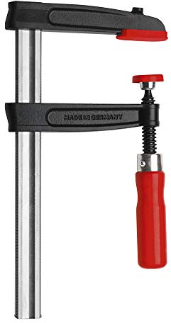 Bessey TPN30B8BE TPN-BE Malleable Cast Iron Screw Clamp, Multi-Colour, 300/80 mm