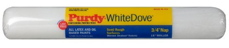 Purdy 144670184 vit duva rullskydd, 18 tum, 3/4 tupplur