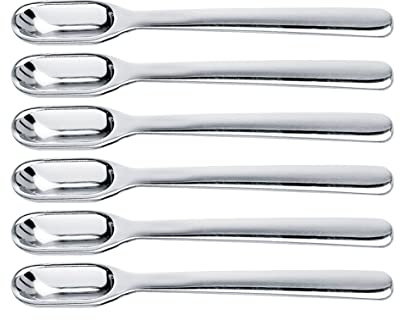Giannini 5612 Espressolöffel, 6-er Set, Edelstahl, Silber, 10 x 2 x 2 cm, 6 Einheiten