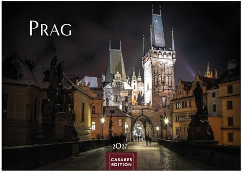 Prag Kalender 2027 – Wandkalender | Fotokalender 35x50cm Grosses Format - Hochwertige Fotos von Prags bekanntesten Bauwerken, historischen Plätzen und malerischen Ecken