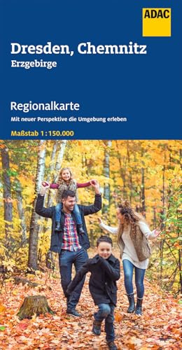 ADAC Regionalkarte 10 Dresden, Chemnitz 1:150.000: Erzgebirge - Straßenkarte und Autokarte