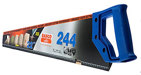 Bahco 244-22-U7/8-HP Hardpoint Handsaw, 7 tpi, 550mm Length