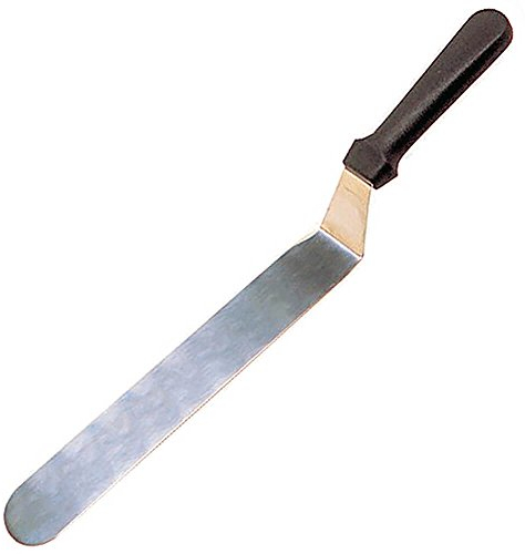 Matfer - Spatule coudee inox 205 mm Argenté