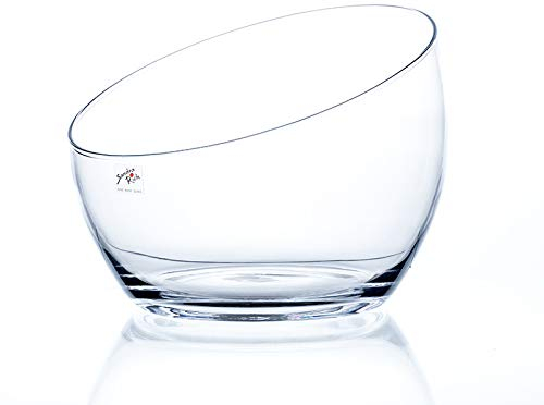 Sandra Rich Glasschale BEXA mit schrägem Rand D. 28cm H. 22,5cm rund