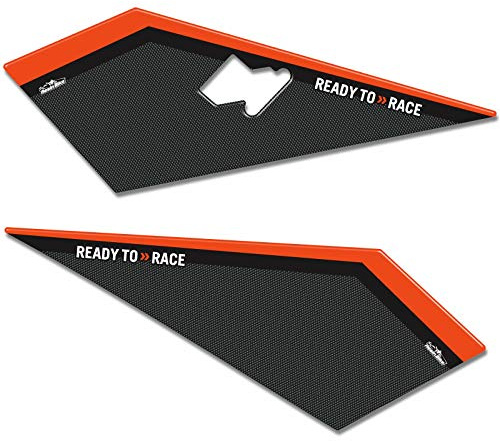 Resin Bike Aufkleber für Motorrad Kompatibel mit KTM Duke 790 2018-2020. Seitenschutzgitter vor Stößen und Kratzern. Paar 3D-Harzklebstoff – Stickers - Made in Italy