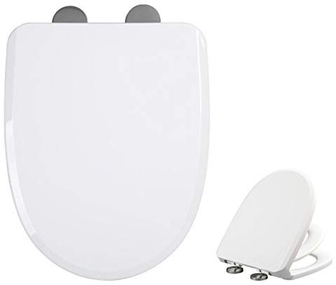 HYCZW Familien Toilettendeckel,Premium Toilettensitz Mit Kindersitz Integriert, WC Sitz Family Mit Absenkautomatik Funktion Und Soft-Close Funktiono-Form,D