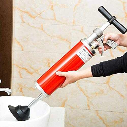 Pulitore a ventosa per WC, pompa di pulizia multifunzione, pompa di scarico per tubi, diametro 30 – 130 mm, WC, bagno, doccia, cucina