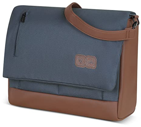 ABC Design Wickeltasche Urban - Crossbody Bag mit Baby Zubehör – Messenger Bag - großes Hauptfach - breiten Schultergurt - Polyester (lake)