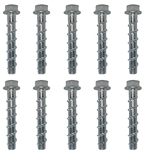 10x Remstaler BETONSCHRAUBE Sechskant mit angepresster Scheibe | Ø5 - Ø18 | ETA Zulassung | made in GERMANY | Schraubanker (8x100)