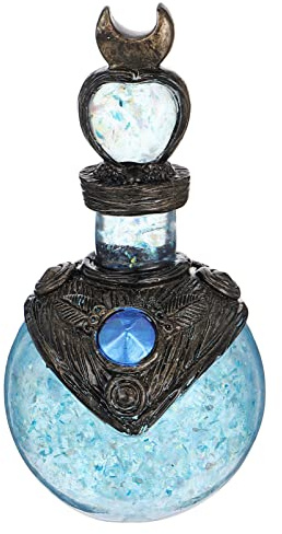 ibasenice Glänzende Mondflasche aus Kunstharz Kleine Tischdekoration Wohnzimmer Dekoratives Flaschenornament Handgefertigt für Zuhause