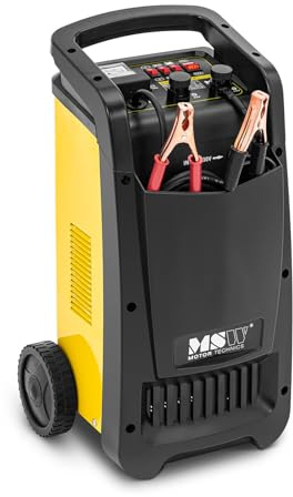MSW Motor Technics MSW S-CHARGER-45A.3 Autobatterie-Ladegerät Starthilfe 12/24 V 70 A kompakt Autobatterie Laden Batterieladegerät Auto Ladegerät KFZ-Ladegerät