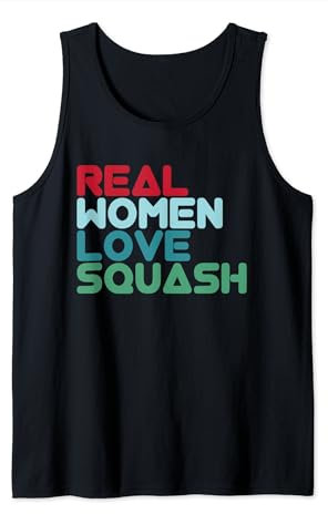 Real Women Love Squash Squash Player Tank Top