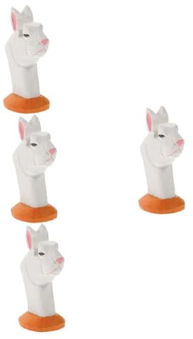 Amosfun 4 Stück Brillengestell Brillenhalter für Kinder tier sonnenbrille schnapsgläser Regal ausgefallene Büroartikel Brillen-Organizer hölzern Ausstellungsstand Dekorationen Halterung
