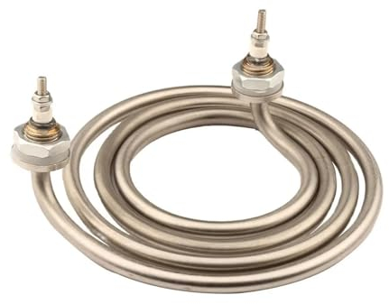 DAIKK Stainless Steel 304 2-pin Water Heating Element 230V 2500W 4 Rings Electric Heater Coils Accessories For Barrel cuicui
