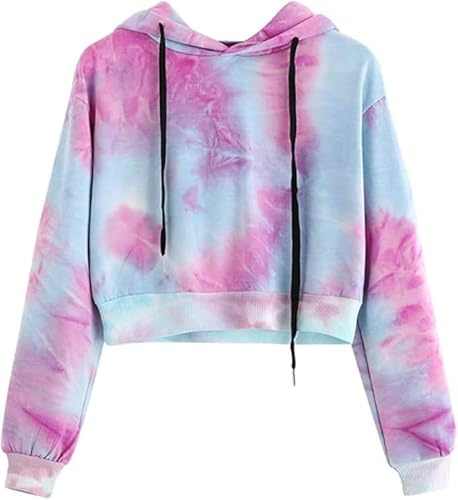 HIFI7 Bauchfrei Sweatshirts für Damen Kapuzenpullover Kurz Crop Top Hoodie (DE/NL/SE/PL, Alphanumerisch, S, Regular, Regular, Farben)