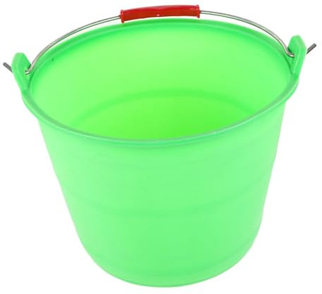 Ciieeo Hochwertiger Zementeimer – Baueimer – Perfekt Zum Verputzen Und Für Den Garten – Mit Bequemem Tragegriff – Schwarz