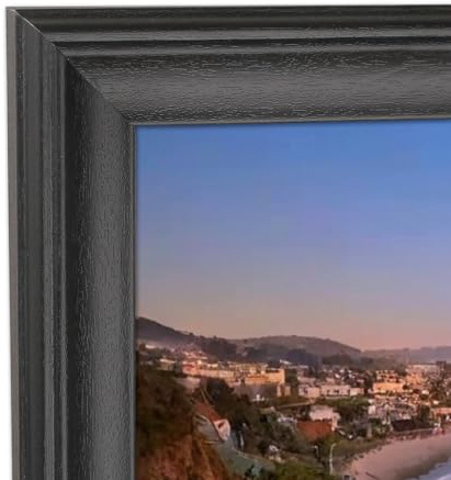 14x25 Panoramic Photo Frame Black Solid Wood Picture Frame 14x25 inch Painting Frame Poster Frame (S23B1425)