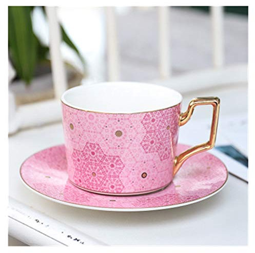 KFXYSM Ensemble de Tasses à Café,Tasse a Cafe Tasse de café Marocaine et Soucoupe en céramique Cappuccino après-midi Tasse de thé 250ml(Morocco J)
