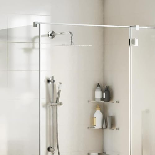 Snsowed Testa Doccia a Pioggia Acciaio Inox 304 30x20 cm Rettangolare,Testa Doccia a Pioggia,Doccia Soffione,Attrezzature per Bagni-4103932