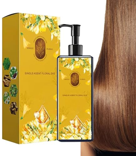 Nourishing Hairs Color, Haarfarbe Auf Pflanzenbasis, Haarfarben Shampoo, Haarfärbemittel Natürliches Pflanzenextrakt Haarfärbemittel,Sanfte Lang Anhaltende Haarfarbe Auf Pflanzenbasis Für Erwachsene