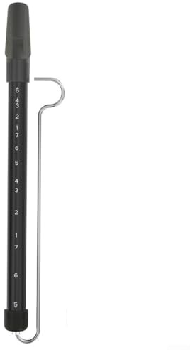 Slide Whistle Flöte mit Skala aus Metall, geeignet für Anfänger und erfahrene Musiker zum Erkunden der Musik (Schwarz)