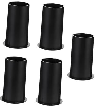 Garneck Set 5 Tubi Porta Cassa Woofer in Plastica 60X110 MM Tubo Reflex di Ricambio per Altoparlante Bass Reflex Accessorio Audio Casa Superficie Lucidata e Installazione Semplice per