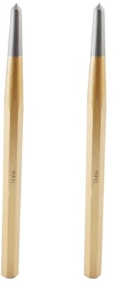 Ubric Lot de 2 pointeaux à pointe de 5 mm, 10 x 150 mm en acier allié, pour le métal, le bois, le verre, pour les réparations à la maison