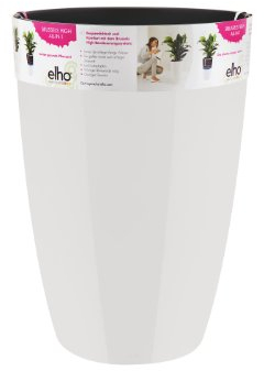Elho Pflanzgefäß brussels diamond rund allin1, 50 cm, weiß