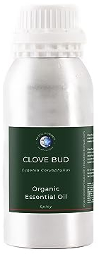 Mystic Moments | Huile essentielle de clou de girofle bio 500 g – Huile pure et naturelle pour diffuseurs, aromathérapie et mélanges de massage, végétalien, sans OGM
