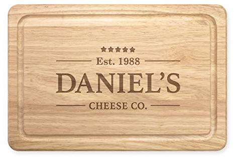 Personalisiert Personalisiert Name Käse Co Rechteckig Holz Käsebrett