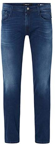 Replay Anbass Slim Fit Jeans con Power Stretch,para hombre,Azul (Medium Blue 009),33W / 32L