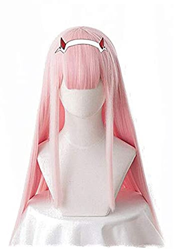 PWEINCY Women Hair for Wig with Horns Headband
