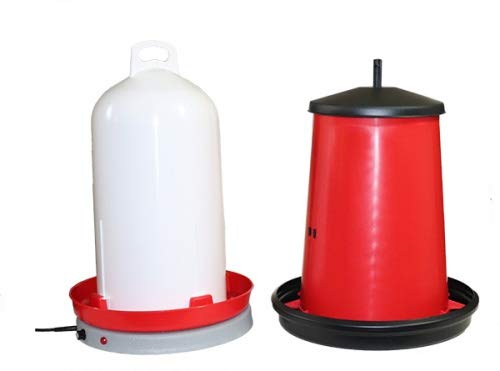 Hemel 3er Set (Tränke, Tränkenwärmer, Futterautomat)