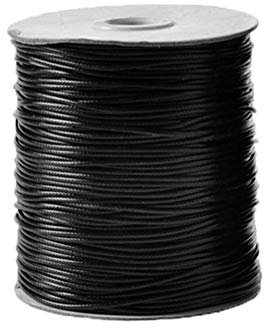 Ericotry YPP14137 - 1 rollo de 180 yd de 1,5 mm para collar, joyería, abalorios, manualidades, cordón encerado, cuerda para pulsera, color