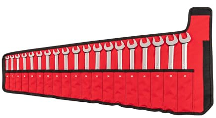 TEKTON WCB94202 - Juego de llaves combinadas con bolsa, 19 piezas (6-24 mm)