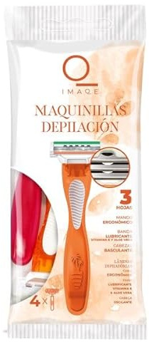 Dia Imaqe Maquinilla Depilación 3 hojas, 4 Uds