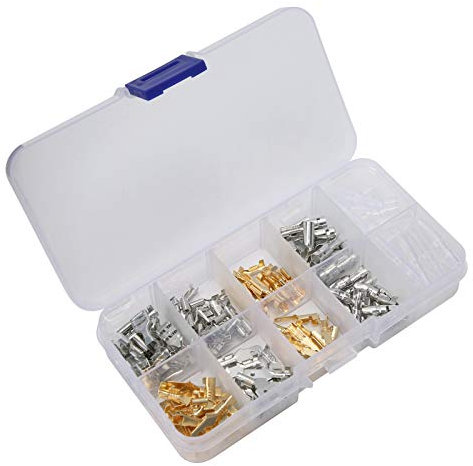 150 Stück Isolierte Kabelklemmen Stecker Buchse Industrieanlagen 2,8/4,8/6,3/4 Mm Kabelanschlussklemme für Elektrische Geräte
